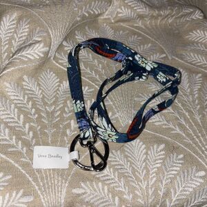 Vera Bradley Breakaway Lanyard--Floral Burst Pattern